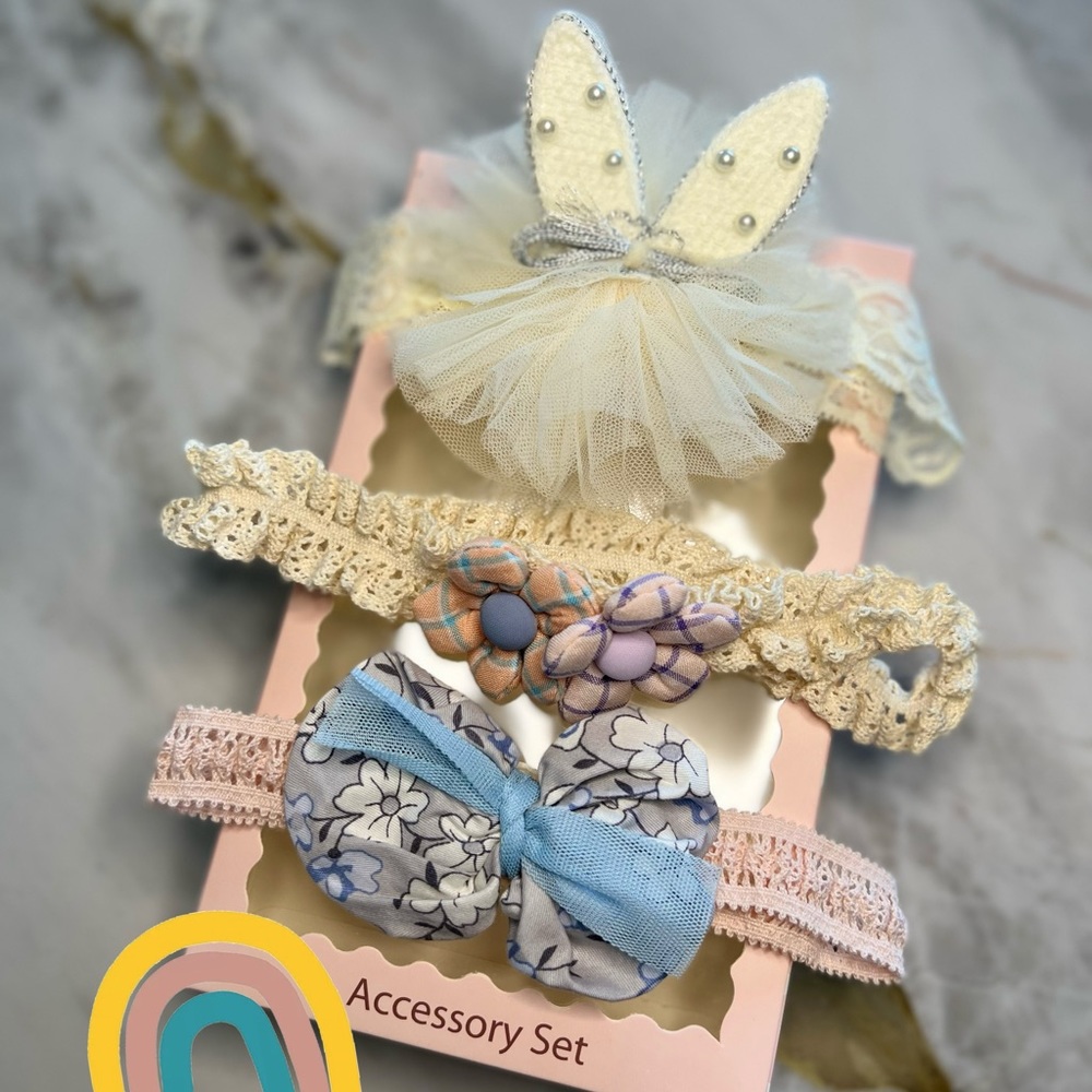 Set of 3 baby/toddler handmade headband